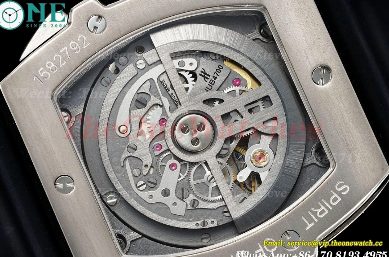 Mod BBF TI 42mm Dial Chrono Bang Spirit of Big A7750 Skeleton RU 1207